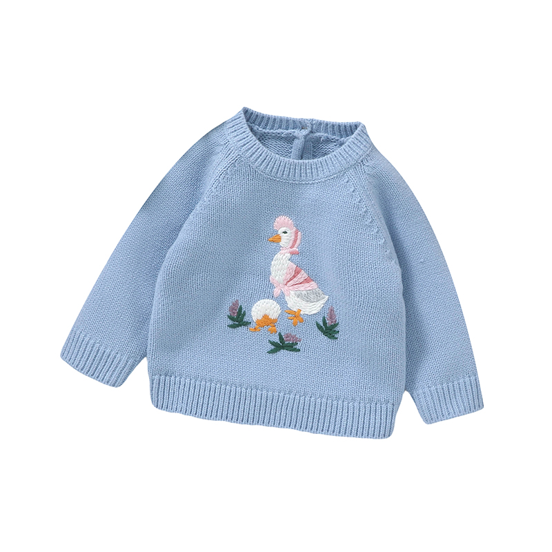 Baby Clothing Jumper - Осенний детский свитер, милый пуловер с