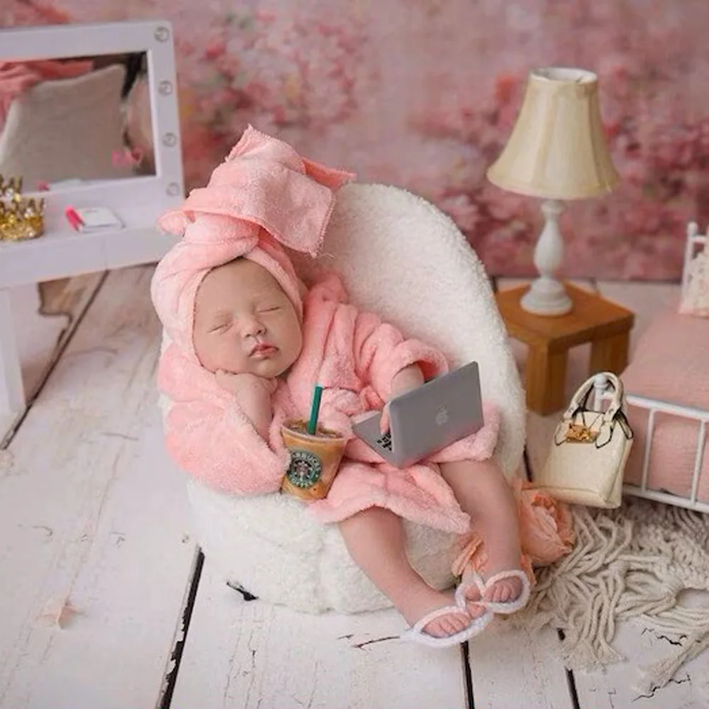 Baby Clothing Newborn - Реквизит для фотосъемки новорожденных, мягкий флисовый