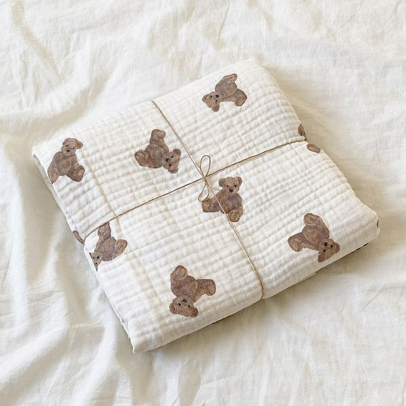 Детские одеяла с принтом медве – обзор и цена Muslin Swaddle Wrap
