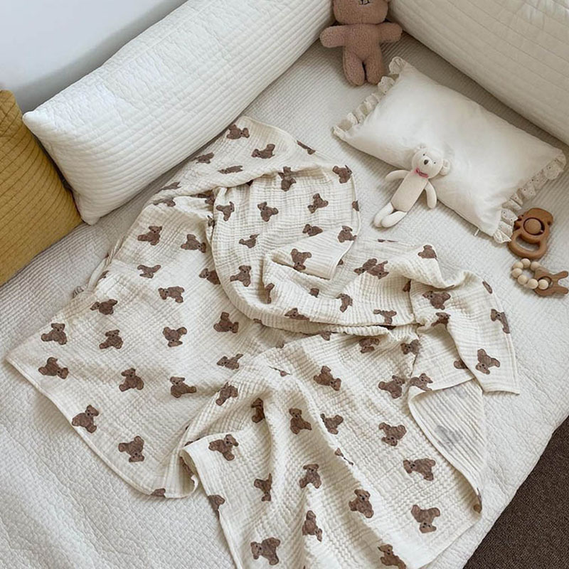 Детские одеяла с принтом медве – обзор и цена Muslin Swaddle Wrap
