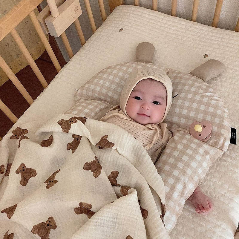 Детские одеяла с принтом медве – обзор и цена Muslin Swaddle Wrap
