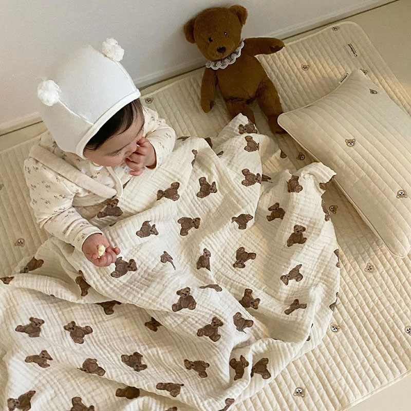 Детские одеяла с принтом медве – обзор и цена Muslin Swaddle Wrap