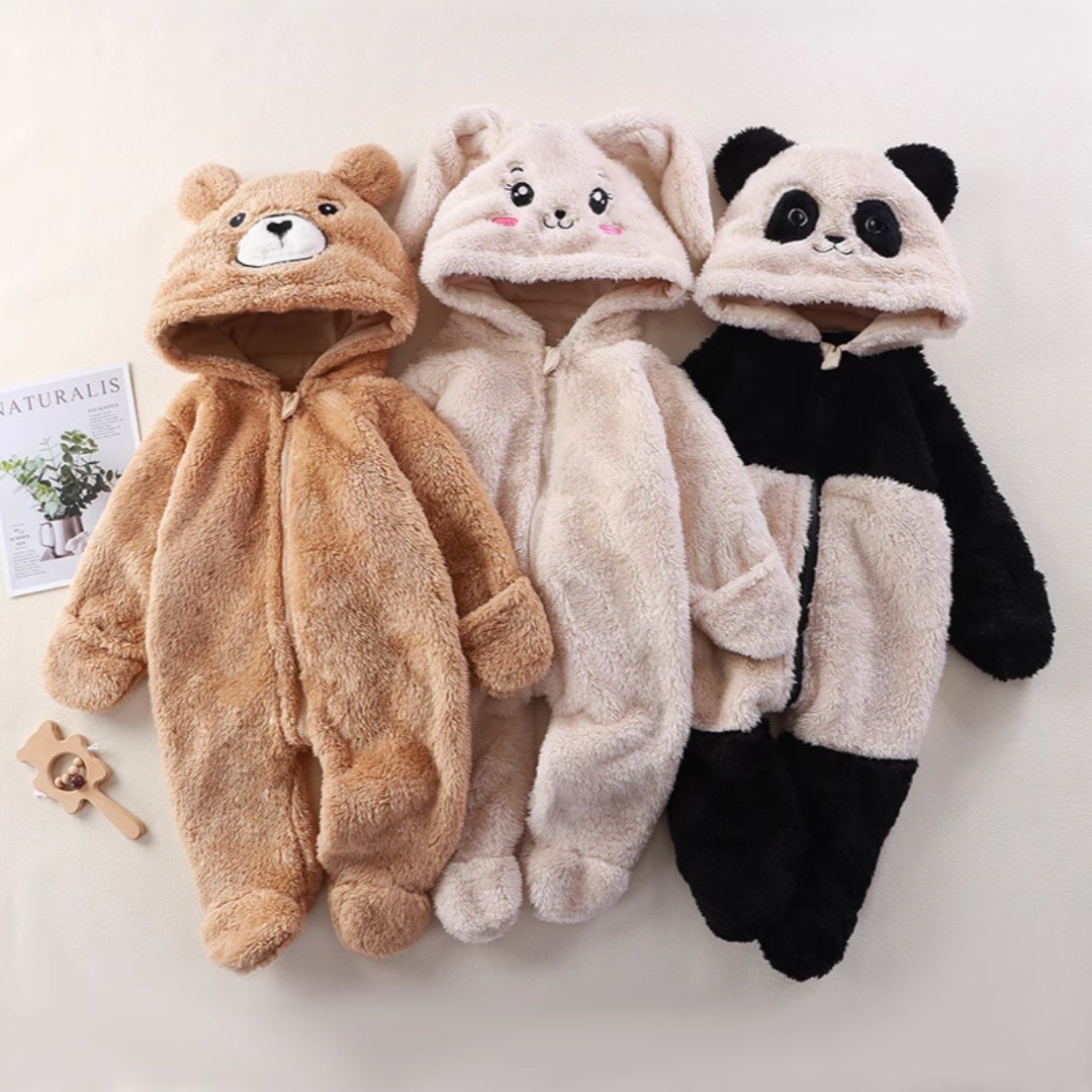 Теплый пушистый комбинезон для – обзор и цена Romper Onesie Baby