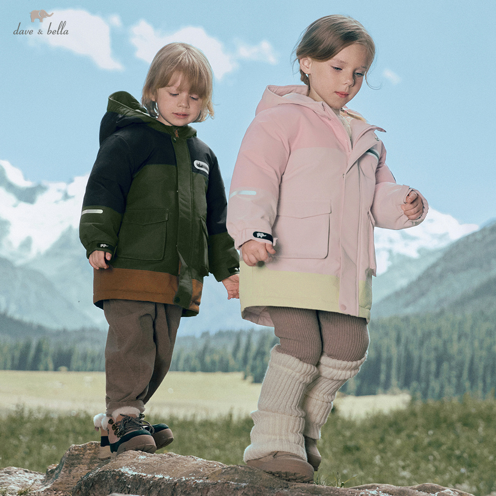 Детский пуховик Dave Bella, зи – обзор и цена Baby Clothing Zipper